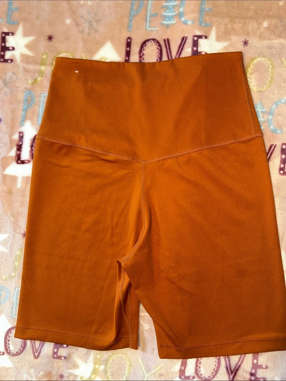 Nike Women’s Burnt Orange High-Rise Bike Shorts